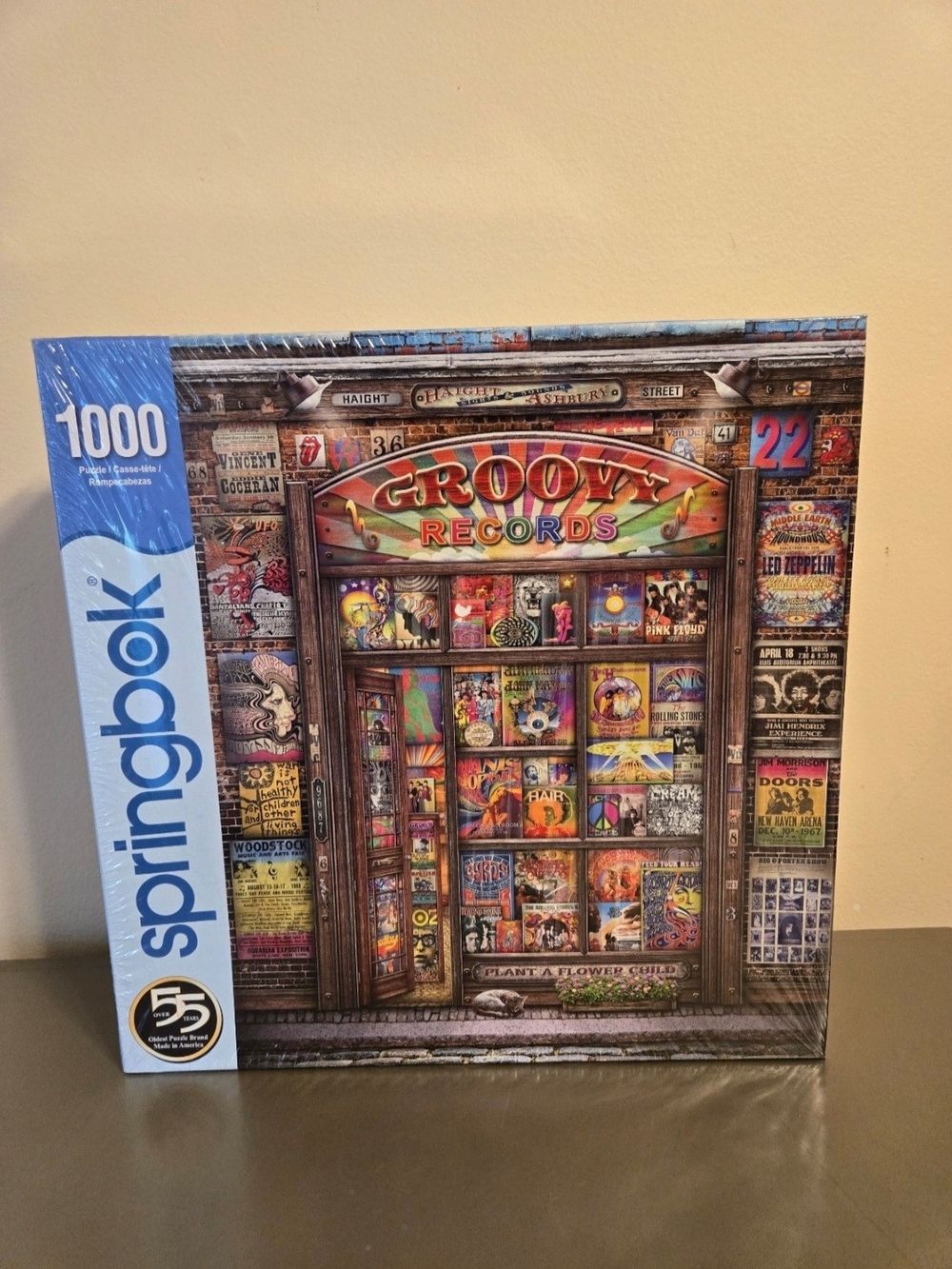 Springbok "Groovy Records" 1000-piece Jigsaw Puzzle